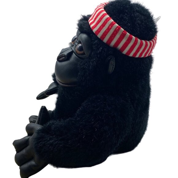 Vintage 24K Polar Puff Ramon the Workout Exercise Gorilla Plush Stuffed Animal 7 - Picture 2 of 7
